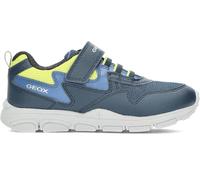 Geox Tenis J New Torque para niño, Azul Marino y Lima, 7 UK Child