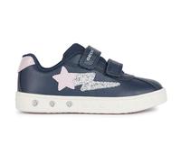 Geox J Skylin Girl A, Zapatillas, Azul Marino, Rosa, 32 EU