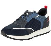 Geox Tenis U Partenio a para Hombre, Azul Marino Avio, 43 EU