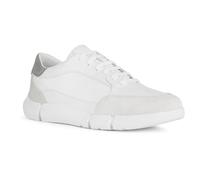 Geox U Adacter B, Zapatillas Hombre, Color Blanco y Gris, 45 EU