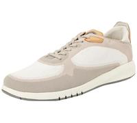 Geox U Aerantis A, Zapatillas Hombre, Color Blanco y Gris, 44 EU