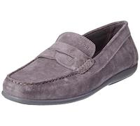 Geox U Ascanio A, Mocasines para Hombre, Gris (Grey), 43 EU