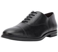 Geox U Decio a Oxford para Hombre, Black, 45 EU