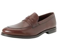 Geox U Decio B, Mocasin Hombre, marrón Oscuro, 44 EU