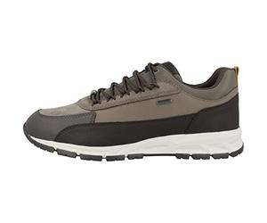 Geox U Delray B Abx B, Sneakers, Hombre, Multicolor Dk Coffee Dove Grey, 45 EU