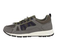 Geox U Delray, Zapatillas Hombre, Grey Lt Olive, 41 EU