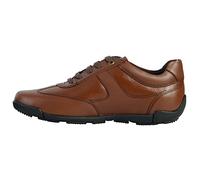 Geox U Edgware A, Sneakers Hombre, Marrón Cognac, 43 EU