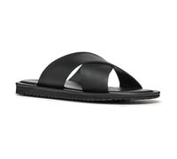 Geox U Erice B, Sandalia Deslizante Hombre, Black, 41 EU