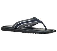 Geox U ERICE B, Sandalia Deslizante Hombre, Navy/Dark Grey, 44 EU