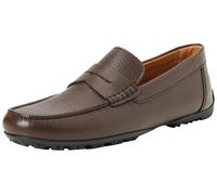 Geox U Kosmopolis + Grip, Mocasin Hombre, marrón Oscuro, 42.5 EU