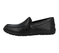 Geox U Leitan E, Mocasines para Hombre, Negro (Black), 39 EU