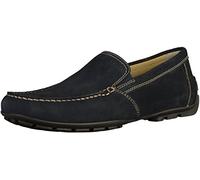 Geox U Moner V, Mocasines para Hombre, Azul (Blue) , 45 EU
