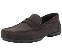 Geox U Moner W 2fit D, Mocasin Hombre, marrón Oscuro, 43 EU