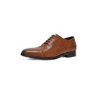 Geox U REZZONICO B, Oxford Hombre, Cognac, 41.5 EU