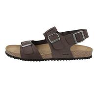 Geox U Sandal Ghita A, Sandalias para Hombre, Marrón (Dk Coffee), 43 EU