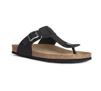 Geox U Sandal Ghita D, Sandalias Hombre, Black, 43 EU