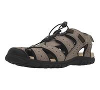 Geox U Sandal Strada B, Sandalias Punta Cerrada Hombre