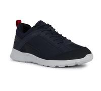Geox U Sanzio C, Zapatillas Hombre, Azul Marino y Negro, 43 EU
