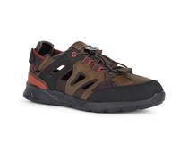 Geox U Sanzio D, Sandalias Deportivas Hombre, Marrón Oscuro, 40 EU