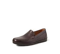 Geox U Siron W C, Mocasines Hombre, Marrón Brown, 42 EU