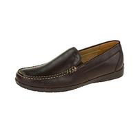 Geox U Siron W C, Mocasines Hombre, Marrón Brown, 43 EU