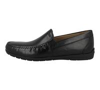 Geox U Siron W C, Mocasines Hombre, Negro, 42.5 EU
