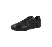 Geox U Snake 2.0 C - SMO-LEA Zapatillas De Cuero Para Hombre U45GXC 00043 Negro