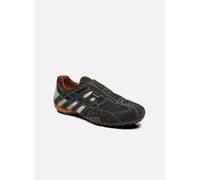 Geox Uomo Snake L, Zapatillas para Hombre, Gris (Dk Grey/Off White), 39 EU