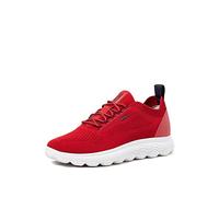 Geox U Spherica A, Zapatillas para Hombre, Rojo (Red), 45 EU