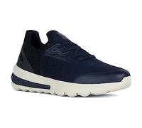 Geox U Spherica Actif A, Zapatillas, Hombre, Azul Marino Y Negro, 44 EU