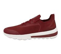 Geox U Spherica Actif U35baa, Zapatillas Hombre, Rojo Dk Red, 42 EU Ancho
