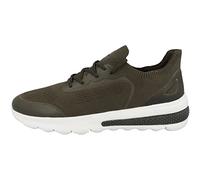 Geox U Spherica Actif U35baa, Zapatillas Hombre, Verde Military, 43 EU Ancho