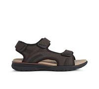 Geox U Spherica Ec5 A, Sandalias para Hombre, Marrón (Coffee) , 43 EU