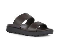 Geox U Spherica Ec6 A, Sandalia Deslizante Hombre, marrón Oscuro, 43 EU