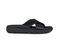 Geox U Spherica Ec6 B, Sandalia Deslizante Hombre, Negro, 44 EU