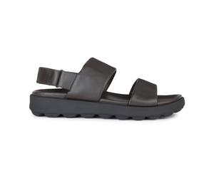 Geox U Spherica Ec6 C, Sandalia Deslizante Hombre, marrón Oscuro, 45 EU
