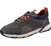 Geox U Sterrato A, Sneakers Hombre, Gris (Grey Orange), 42 EU