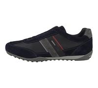 Geox U Wells A, Sneakers para Hombre, Multicolor (Navy/Dk Burgundy), 40 EU