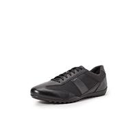Geox U Wells A, Sneakers para Hombre, Negro (Black), 44 EU