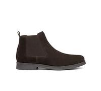 Geox Uomo Claudio A, Bota de Tobillo Hombre, marrón Oscuro, 39 EU
