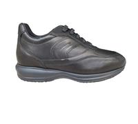 Geox Uomo Happy A, Zapatillas Hombre, Black, 42 EU