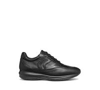 Geox Uomo Happy A, Zapatillas Hombre, Black, 46 EU