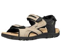 Geox Uomo Sandal Strada D, Sandalia Hombre, Negro Arena, 40 EU