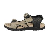 Geox Uomo Sandal Strada D, Sandalia Hombre, Negro Arena, 46 EU