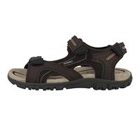 Geox Uomo Sandal Strada D, Sandalias para Hombre, Multicolor (Brown/Sand), 41 EU