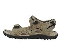 Geox Uomo Sandal Strada D, Sandalias para Hombre, Multicolor (Sand/Navy), 41 EU
