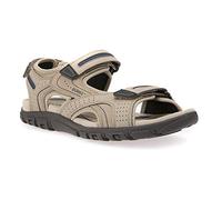 Geox Uomo Sandal Strada D, Sandalias para Hombre, Multicolor (Sand/Navy), 44 EU
