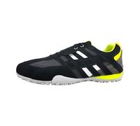 Geox Uomo Snake A, Zapatillas Hombre, Negro y Amarillo Fluorescente, 42 EU