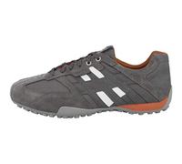 Geox Uomo Snake K, Sneakers Hombre, Lt Grey Anthracite, 44 EU