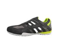 Geox Uomo Snake K - Tenis Bajos para Hombre, Grafito Verde Lima, 42 EU